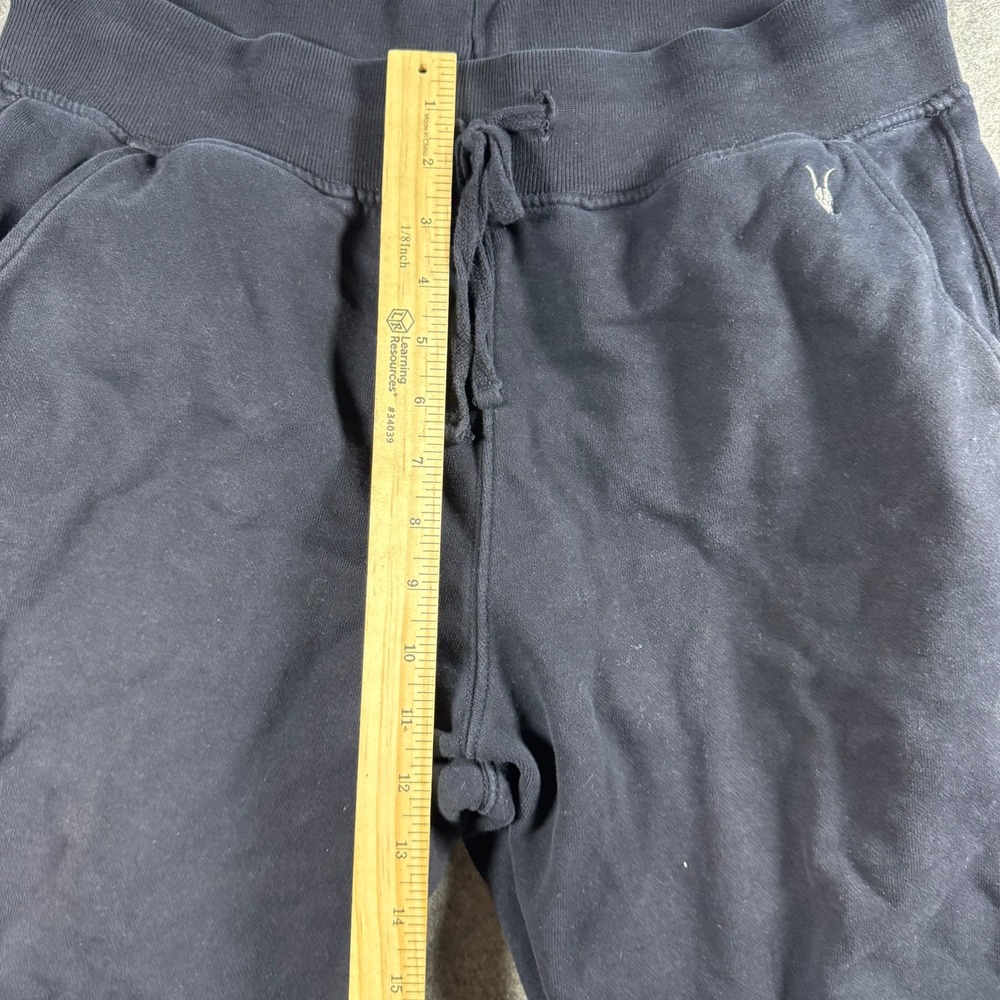 AllSaints Raven Sweatpant Mens Large Black Cotton Slim Tapered Joggers Causal - Picture 7 of 10